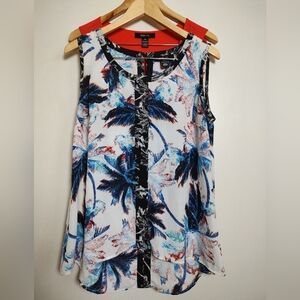 Style & CO Flowy Sleeveless Blouse Set